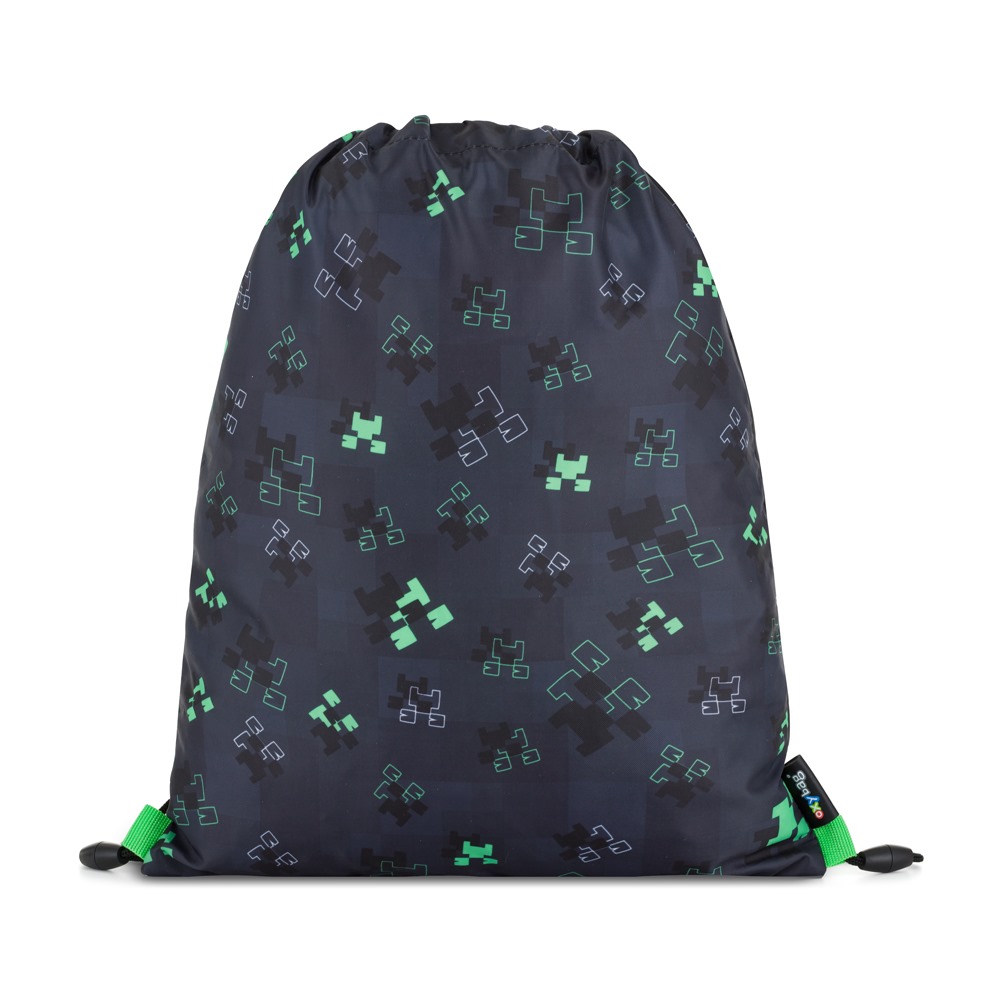 Oxybag Vrecko na cvičky OXY NEXT Green Cube neon