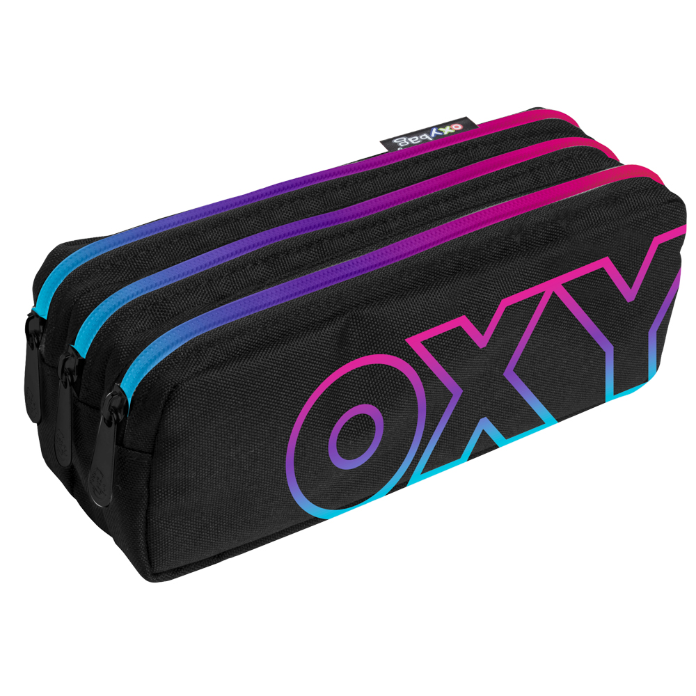 Oxybag Puzdro etue 3 zipsy Rainbow Pink