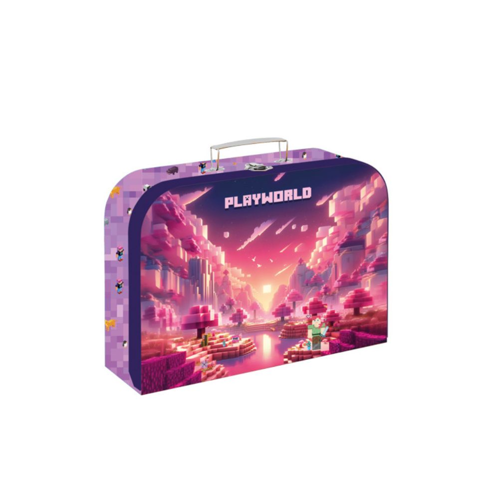 Oxybag Kufrík lamino 34 cm Playworld Girl