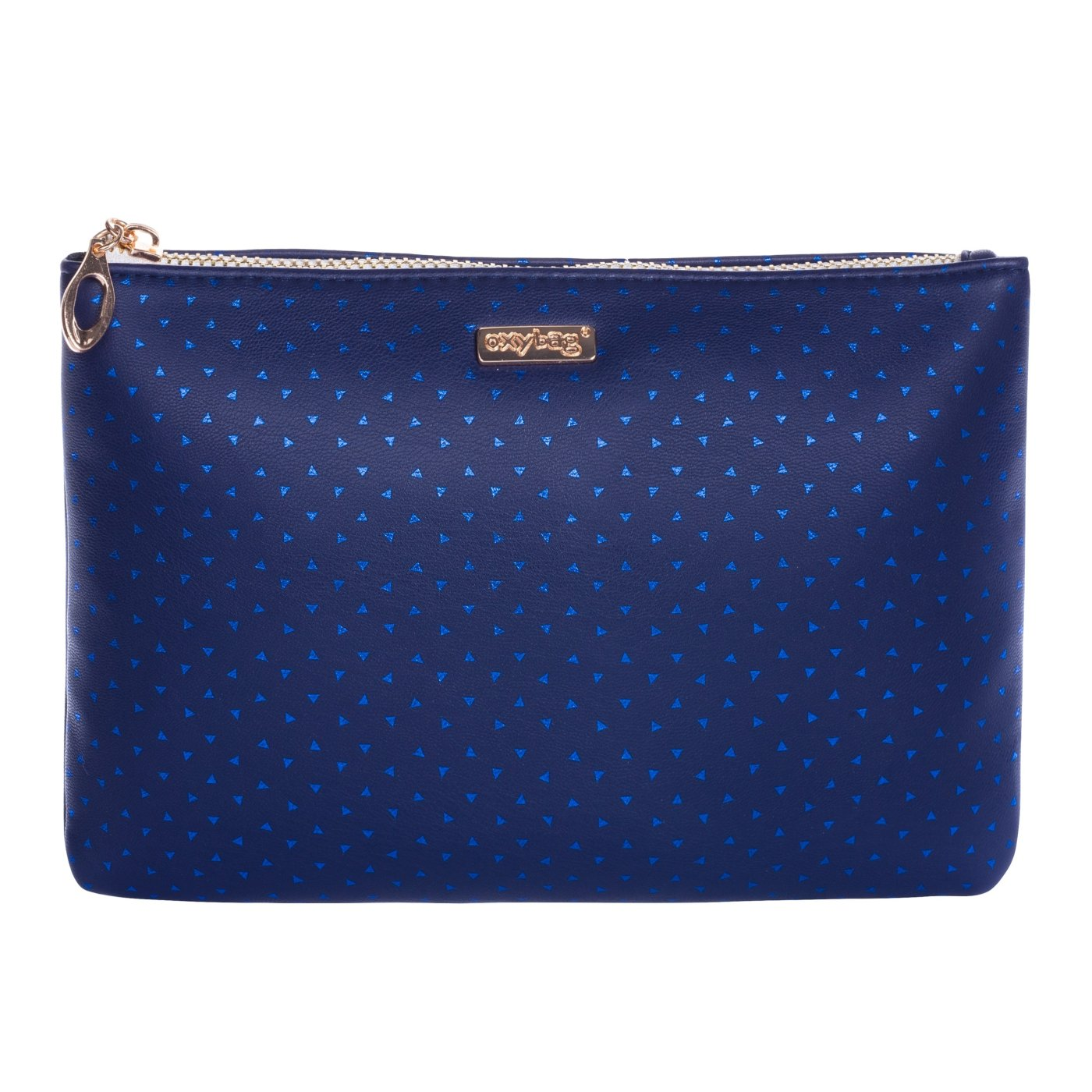 Oxybag Kozmetická taška DAY Blue triangles