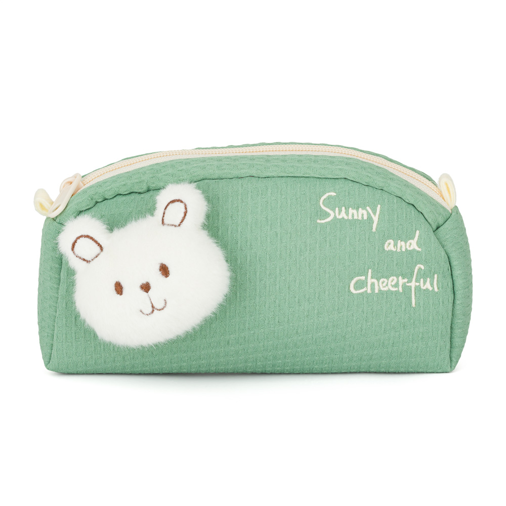 Oxybag Etue detská plyšová - Medveď zelený