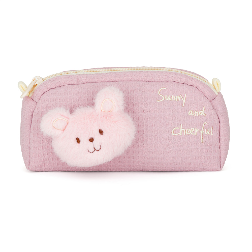 Oxybag Etue detská plyšová - Medveď ružový