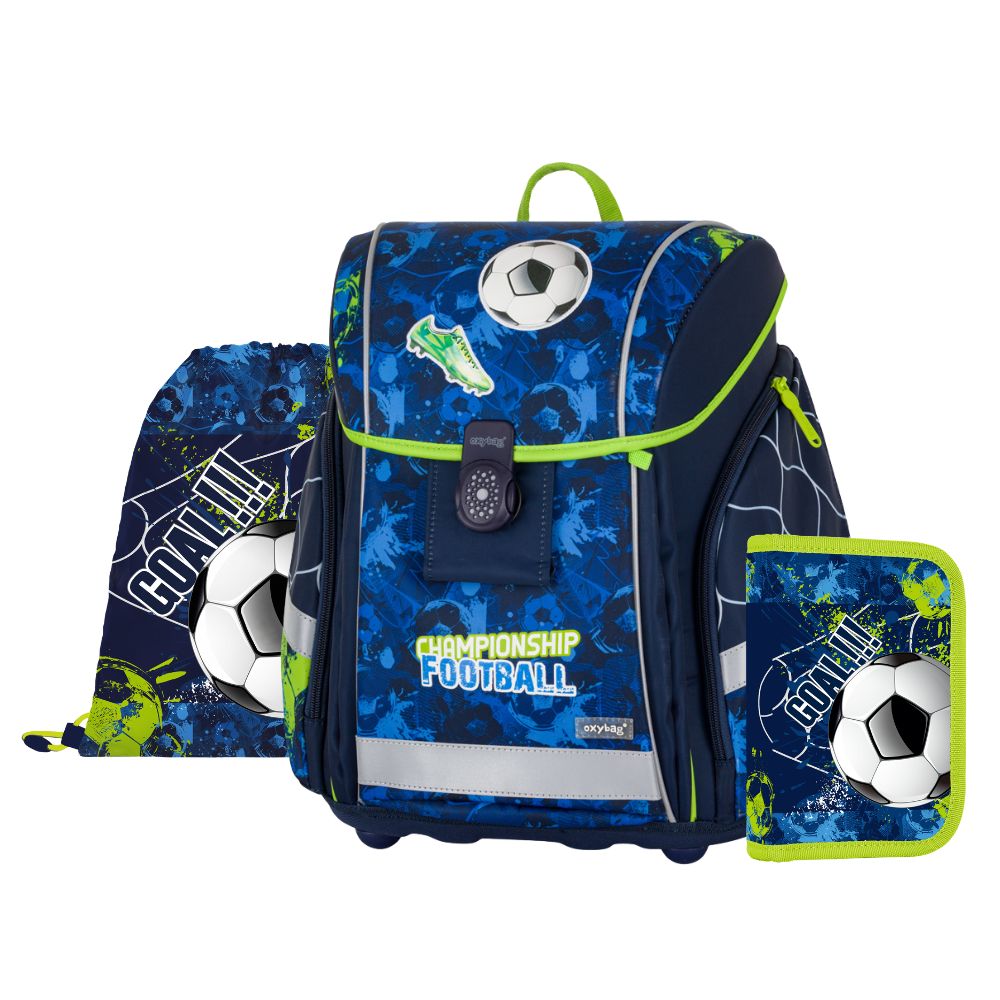 Oxybag Školský set 3-dielny PREMIUM LIGHT Futbal Championship