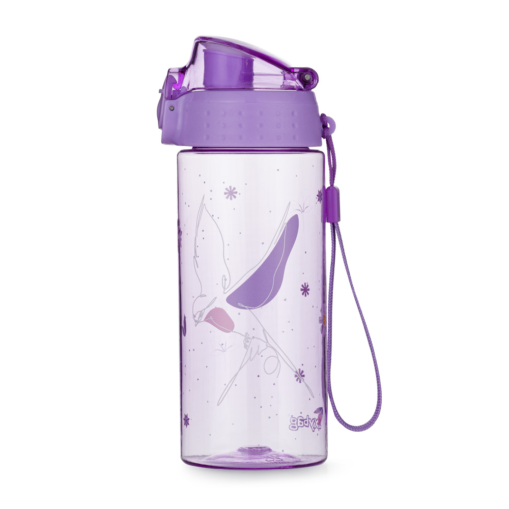 Oxybag Fľaša OXY CLiCK 500 ml Flowers fialový