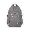 Študentský batoh OXY SCOOLER Grey geometric