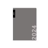Diár A5 týždenný 2024 PASTELINI šedá