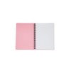 Twin wire blok A5 PP PASTELINi ružová
