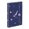 Box na zošity A5 Flowers fialový