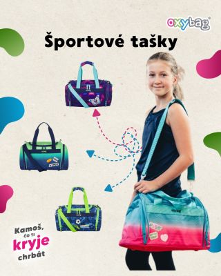 Jedna taška, nekonečno možností! 🎒⚽️ Od tréningu až po víkend u babky. Športové tašky Oxybag sú navrhnuté tak, aby zvládli...