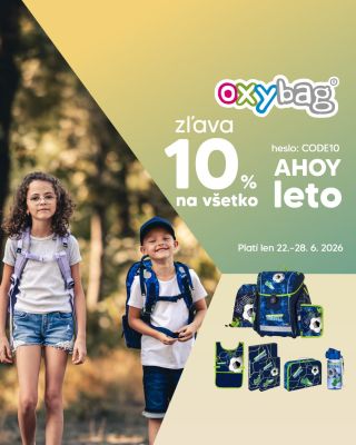 🌞 AHOY leto! 🌞 Prázdniny sú za dverami a my ich vítame štýlovo. 🏖️ Od 22. 6. do 28. 6. 2026 získate 10 % zľavu na celý...