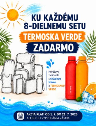 🎒☀️ Pripravte deti na nový školský rok už počas leta! Od 1. 7. do 21. 7. (alebo do vypredania zásob) získate ku každému...