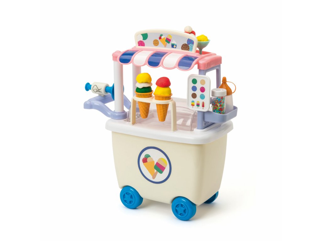 663 4 zmrzlinovy vozik modelina