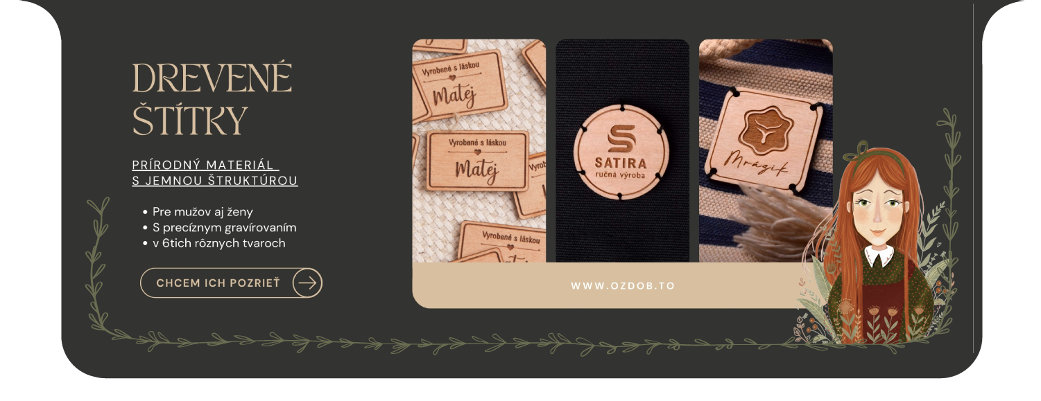 Drevené štítky s Ukulienou