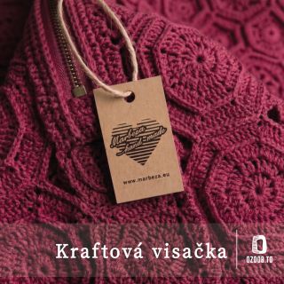 Kraftová papierová visačka s potlačou loga je ideálnym riešením pre handmade tvorcov a značky, ktoré chcú svoje výrobky...