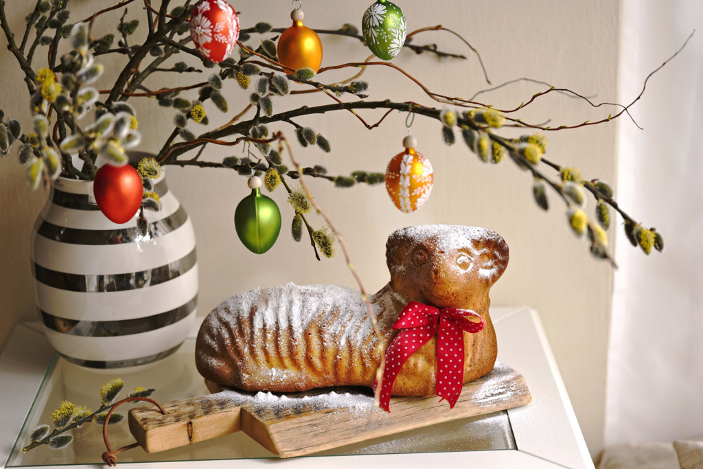 Šlehaný velikonoční beránek