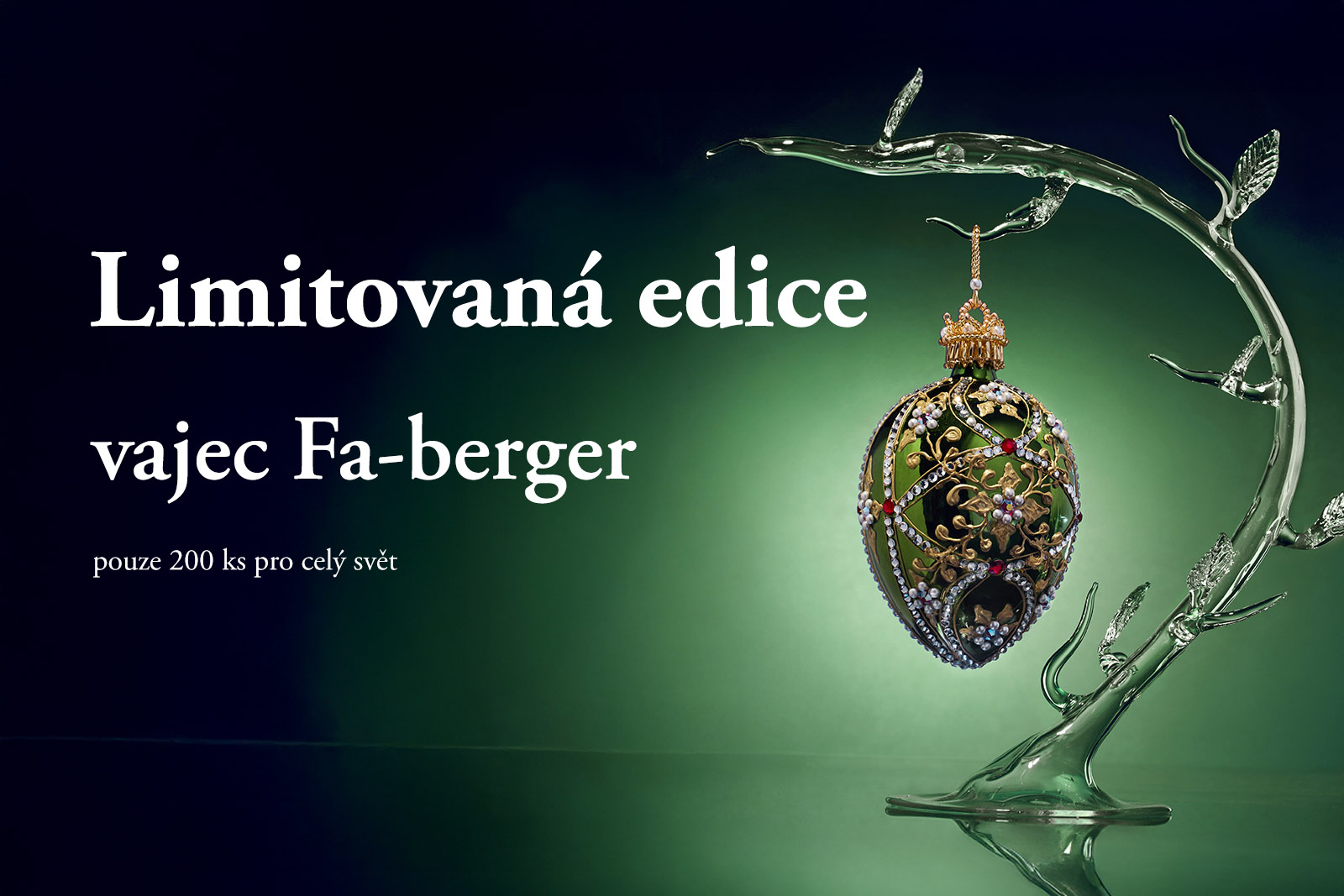 Limitovaná edice vajec Fa-berger