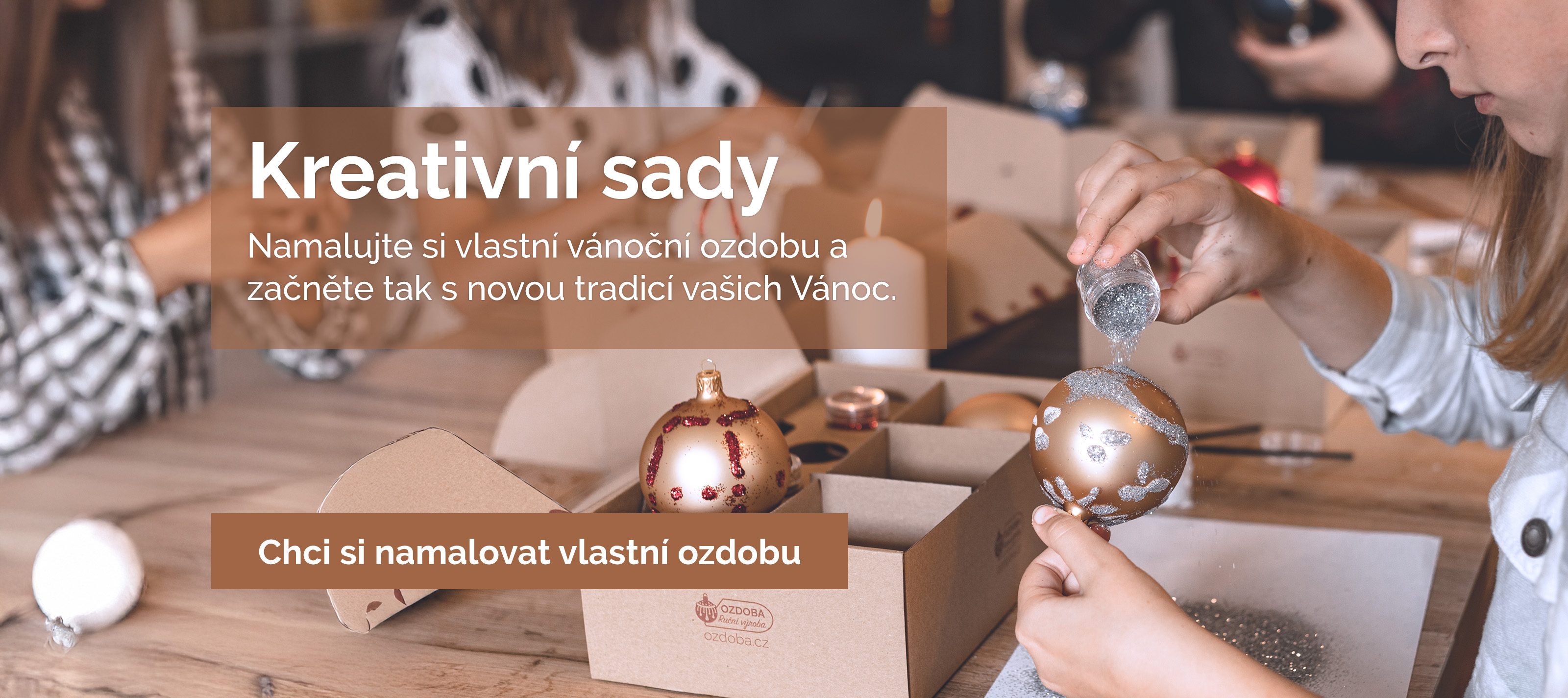 Kreativní sady vánočních ozdob