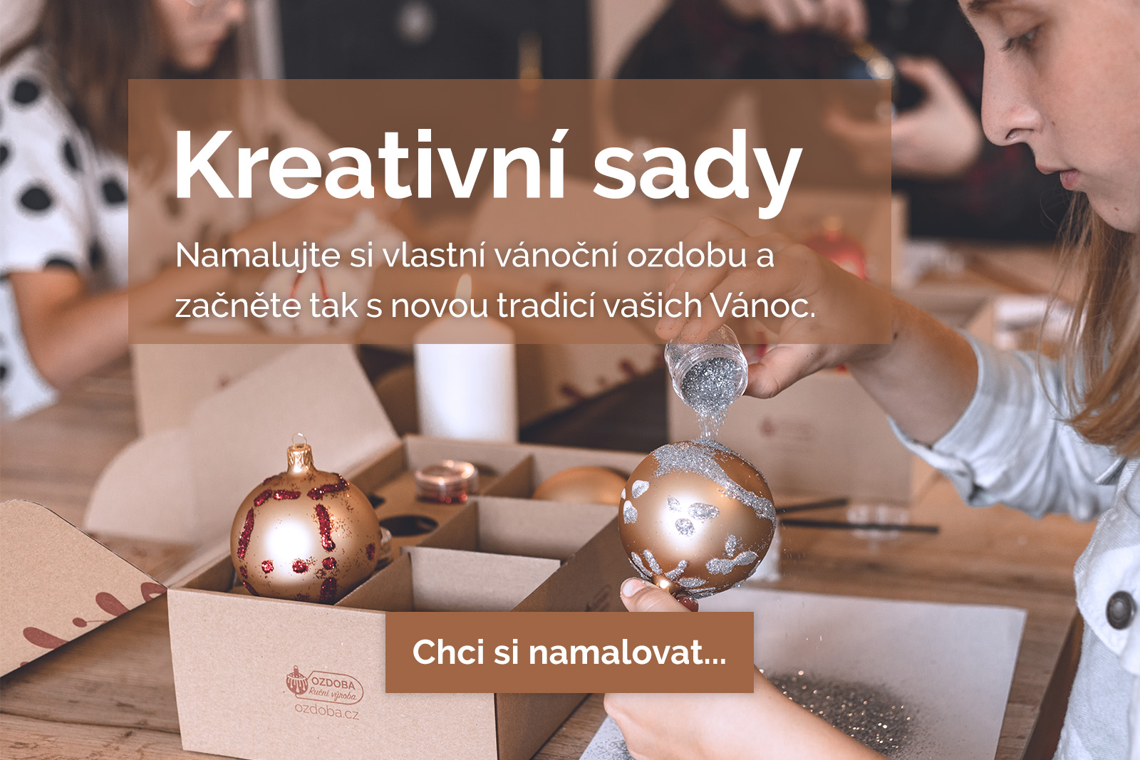Kreativní sady vánočních ozdob