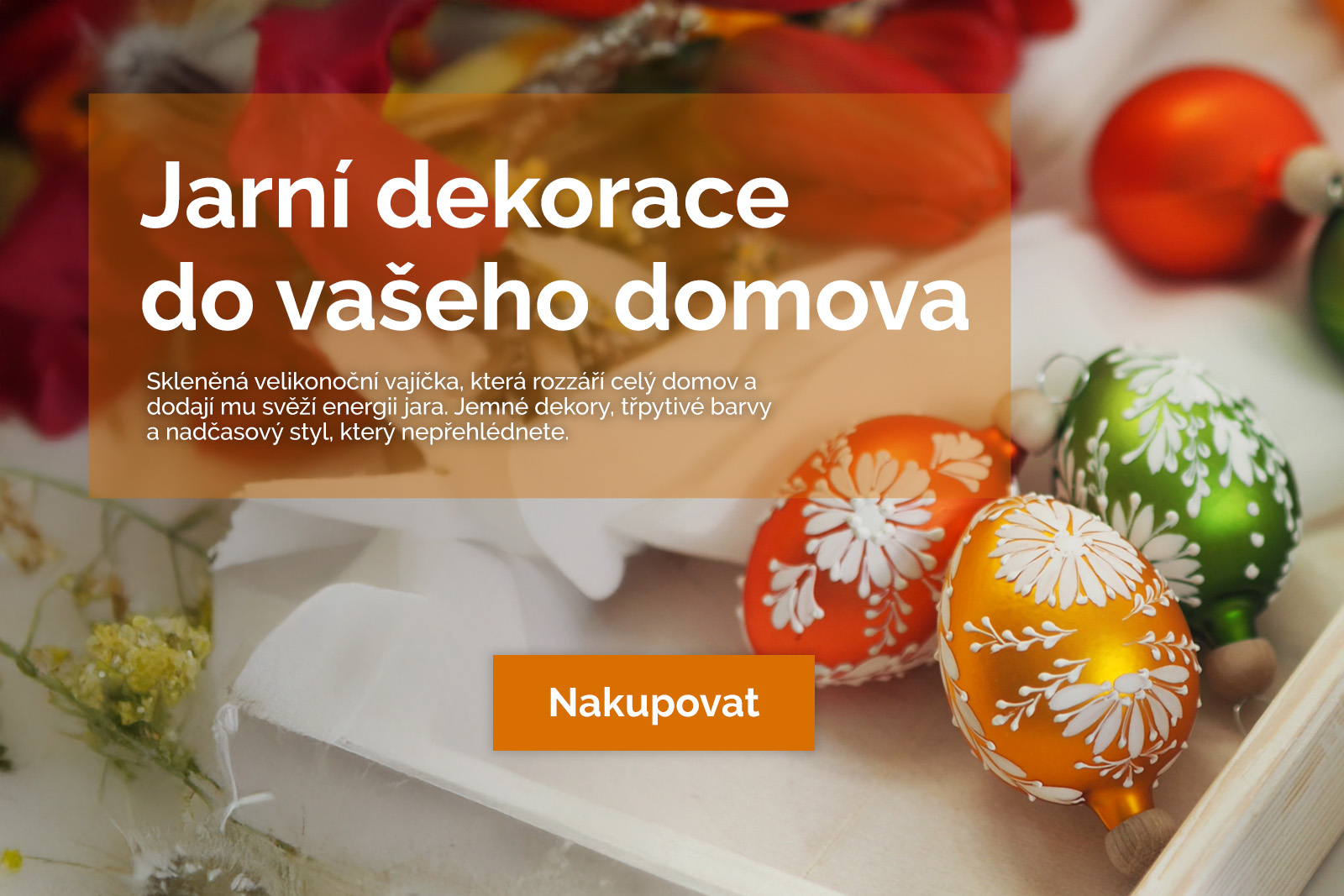 Velikonoční vajíčka a figurky z OZDOBA.CZ