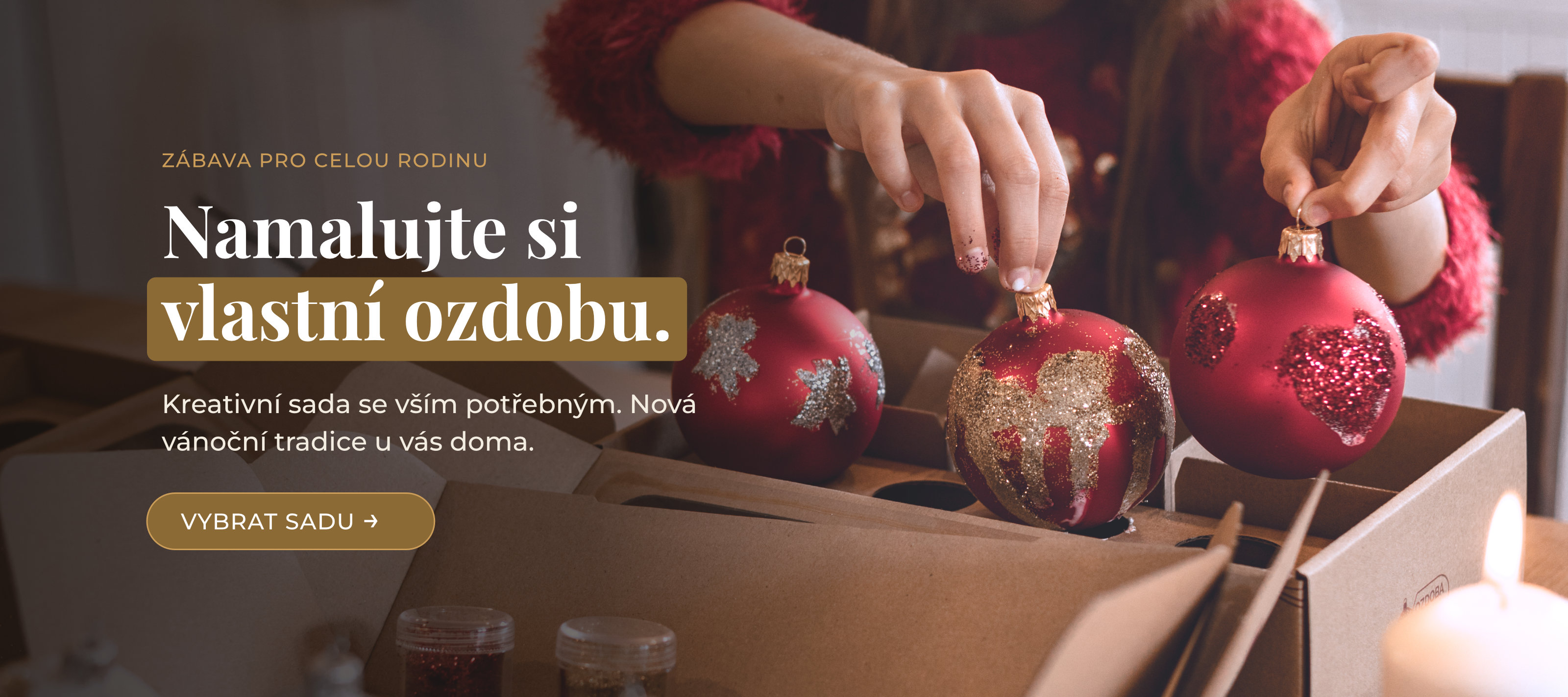 Kreativní sady vánočních ozdob
