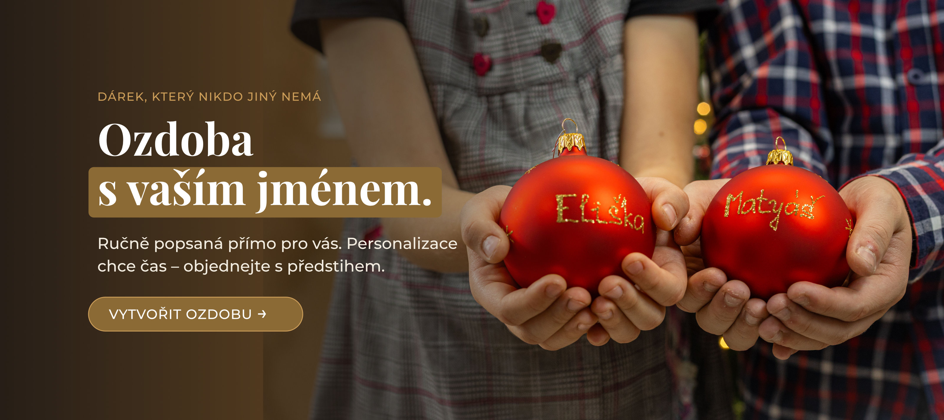 ozdoby se jmény na přání