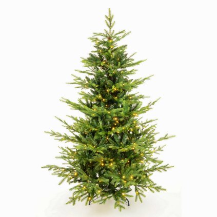 Umělý vánoční stromeček Smrk 3D Aljaška LED 180cm