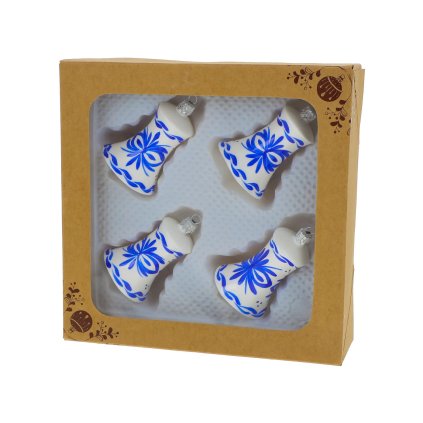 Sada zvonků cibulák - bílo-modrá