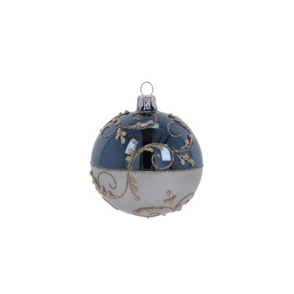 Koule bronzovaná - modrá