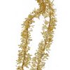 Vánoční girlanda zlatá se třpytivými lístky 2m