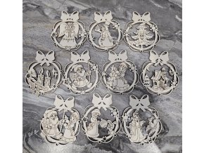 Sada 10ks  rozprávkových ozdôbok