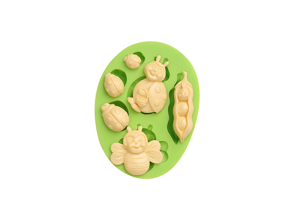 7ES 0212 Insect Series Silicone Molds Fondant Mould for cake decorating
