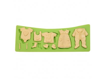 ES 1118 Boy and girl Baby dress series Silicone Molds