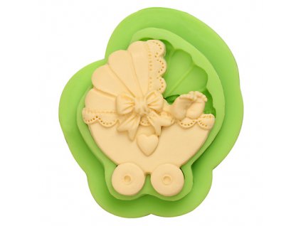 ES 1201 Baby Carriage Silicone Mould