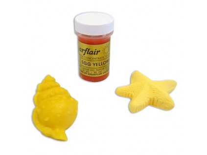 Gelová barva Sugarflair (25 g) Egg Yellow/Cream