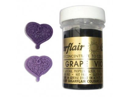 Gelová barva Sugarflair (25 g) Grape Violet