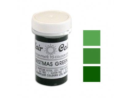 Gelová barva Sugarflair (25 g) Christmas Green