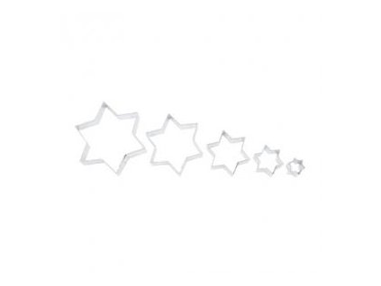 Sada vykrajovátek tvar hvězda