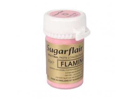 gelova barva sugarflair 25 g flamingo pink