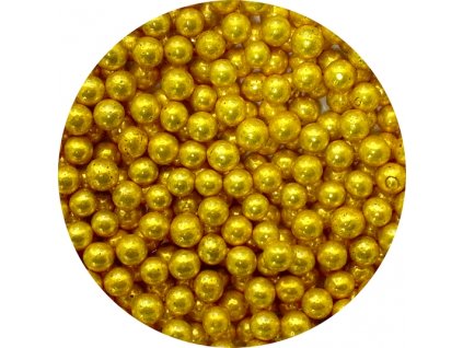 cukrove perly zlate stredni 50 g