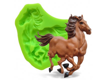 Silikonová formička běžící kůň