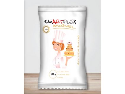 smartflex model s kakaovym maslem 0 25 kg v sacku modelovaci hmota na dorty