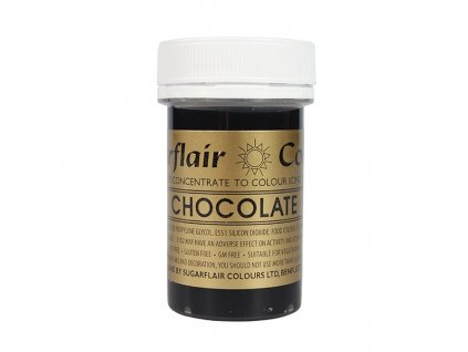 gelova barva sugarflair 25 g chocolate