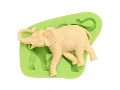 7ES 0022 Elephant Silicone Molds Fondant Mould for cake decorating