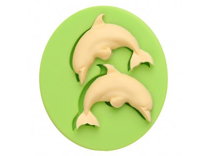 7ES 0410 Animal Mould Dolphin Fish Fondant Silicone Molds for cake decorating