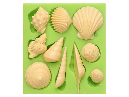 7ES 0514 Animal Mould Romantic Seashell Fondant Silicone Molds for cake decorating