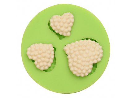 ES 1519 Love hearts round Silicone Molds for Fondant Cake Decorating