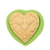 ES 1515 Love heart magpies Silicone Molds for Fondant Cake Decorating