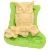 7ES 0105 Animal Mould Owl Large Jeweled Fondant Silicone Molds for cake decorating