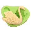 7ES 0304 Animal Mould Swan Fondant Silicone Molds for cake decorating