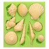 7ES 0514 Animal Mould Romantic Seashell Fondant Silicone Molds for cake decorating